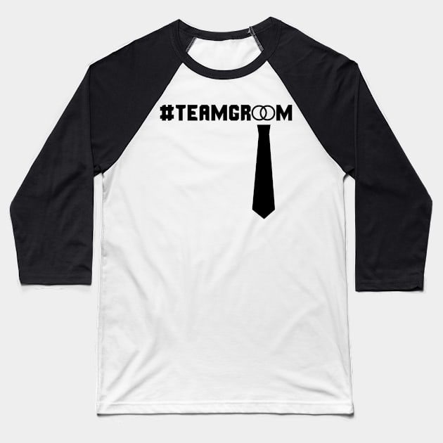 #TeamGroom Baseball T-Shirt by Design5_by_Lyndsey